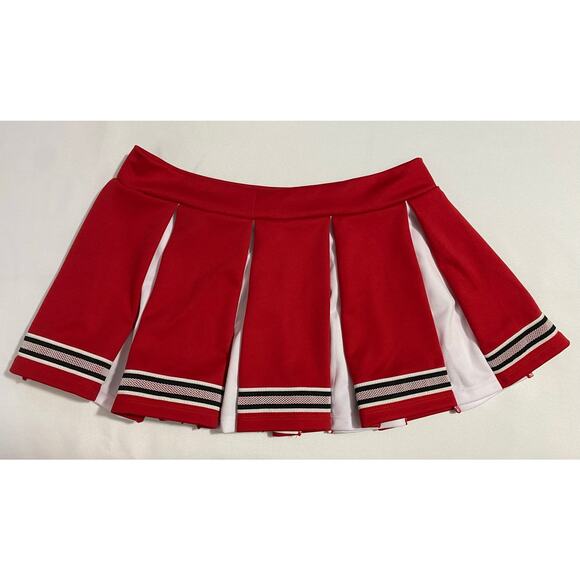 Women’s Red and White Satan Devil Mini Skirt 28” Waist Graphic - Picture 3 of 9